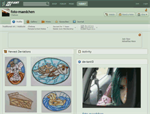 Tablet Screenshot of foto-maedchen.deviantart.com