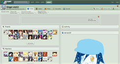 Desktop Screenshot of ginger-aleg3.deviantart.com