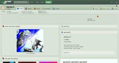 Desktop Screenshot of marlee-s.deviantart.com