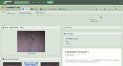 Desktop Screenshot of invader-x-jaz.deviantart.com