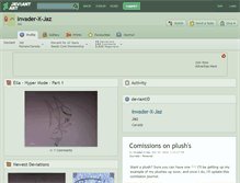Tablet Screenshot of invader-x-jaz.deviantart.com