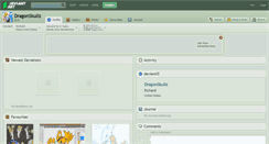 Desktop Screenshot of dragonskullz.deviantart.com