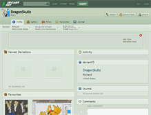 Tablet Screenshot of dragonskullz.deviantart.com