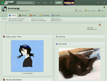 Tablet Screenshot of lovemanga.deviantart.com