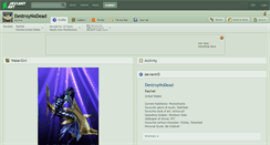 Desktop Screenshot of destroynodead.deviantart.com