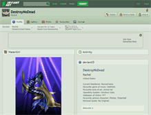 Tablet Screenshot of destroynodead.deviantart.com