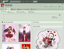 Tablet Screenshot of chinderella.deviantart.com