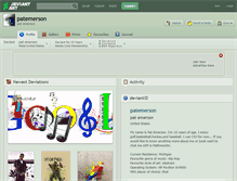 Tablet Screenshot of patemerson.deviantart.com