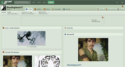 Desktop Screenshot of bleedingheart97.deviantart.com