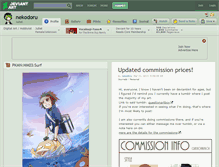 Tablet Screenshot of nekodoru.deviantart.com