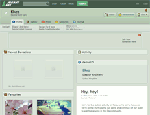 Tablet Screenshot of elkez.deviantart.com