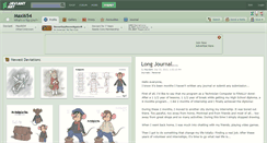 Desktop Screenshot of maxl654.deviantart.com