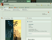 Tablet Screenshot of einmonim.deviantart.com