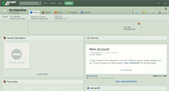 Desktop Screenshot of nyxvalentine.deviantart.com