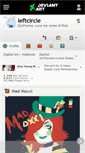 Mobile Screenshot of leftcircle.deviantart.com