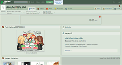 Desktop Screenshot of draco-hermione-club.deviantart.com