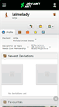 Mobile Screenshot of laimelady.deviantart.com