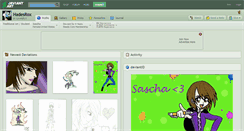 Desktop Screenshot of hadesrox.deviantart.com