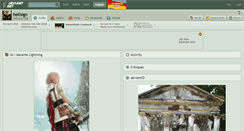 Desktop Screenshot of hellsign.deviantart.com