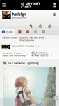 Mobile Screenshot of hellsign.deviantart.com