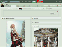 Tablet Screenshot of hellsign.deviantart.com