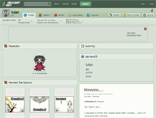 Tablet Screenshot of lulan.deviantart.com