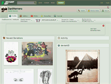 Tablet Screenshot of daniherrero.deviantart.com