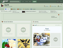 Tablet Screenshot of kiyo78.deviantart.com