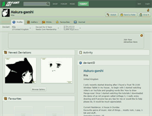 Tablet Screenshot of makura-gaeshi.deviantart.com