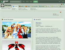 Tablet Screenshot of imacobra.deviantart.com