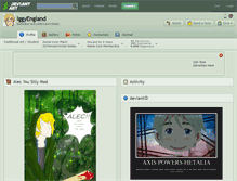 Tablet Screenshot of iggyengland.deviantart.com