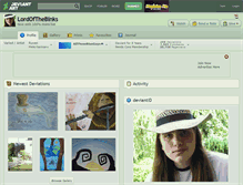 Tablet Screenshot of lordofthebinks.deviantart.com