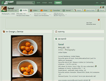 Tablet Screenshot of famel.deviantart.com