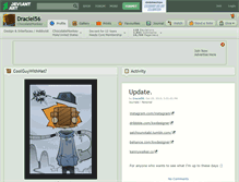 Tablet Screenshot of draciel56.deviantart.com