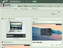 Tablet Screenshot of linuxville.deviantart.com