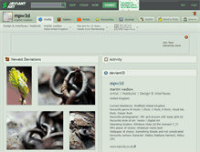 Tablet Screenshot of mpw3d.deviantart.com