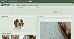 Desktop Screenshot of nghthwk.deviantart.com