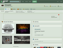 Tablet Screenshot of mhosseini.deviantart.com