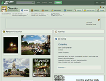 Tablet Screenshot of chiaroko.deviantart.com
