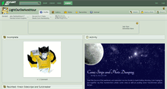Desktop Screenshot of lightourdarkesthour.deviantart.com