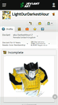 Mobile Screenshot of lightourdarkesthour.deviantart.com