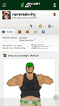 Mobile Screenshot of neveraskwhy.deviantart.com