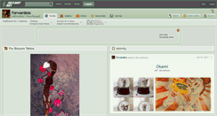 Desktop Screenshot of forwardess.deviantart.com