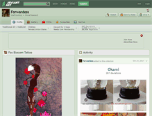 Tablet Screenshot of forwardess.deviantart.com