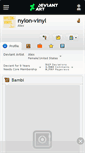 Mobile Screenshot of nylon-vinyl.deviantart.com