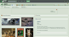 Desktop Screenshot of bjbats.deviantart.com