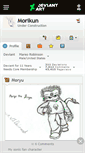Mobile Screenshot of morikun.deviantart.com