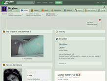 Tablet Screenshot of 3kcallow.deviantart.com