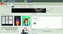 Desktop Screenshot of luwra.deviantart.com