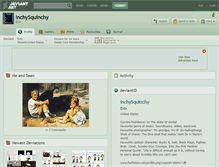Tablet Screenshot of inchysquinchy.deviantart.com